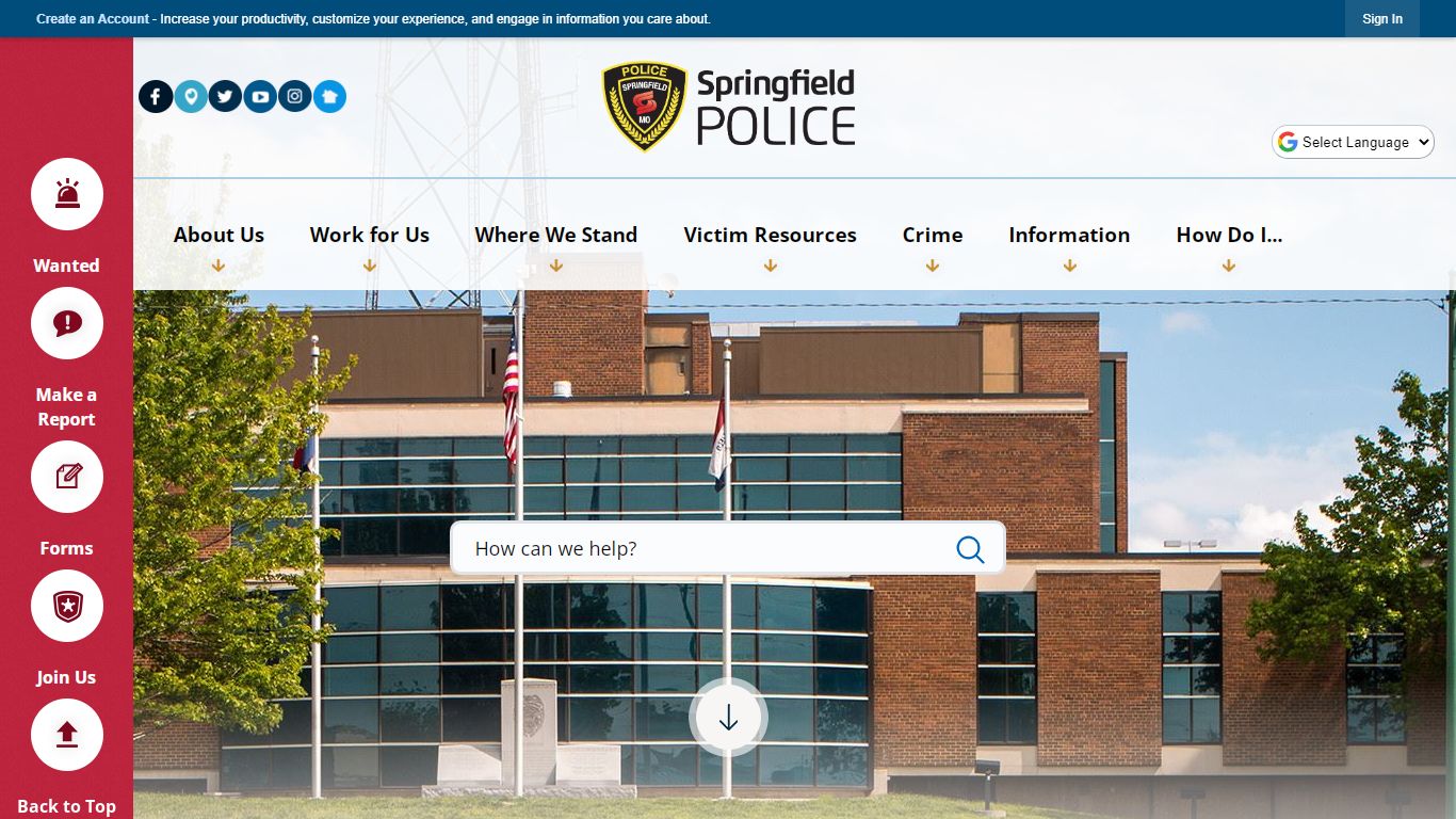 Springfield Police | Springfield, MO - Official Website